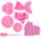 Loopunk Moldes de Cola de Sirena, Molde de Silicona Marina Animales, Molde de Pastel de Silicona,Molde Conchas del Mar,para Manualidades para Decorar Tartas,Chocolate, Fondant