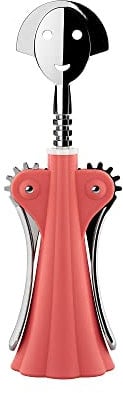 Alessi Anna G. AM01 P - Tire-Bouchon Design, en Résine Thermoplastique et Zamak Chromé, Rose