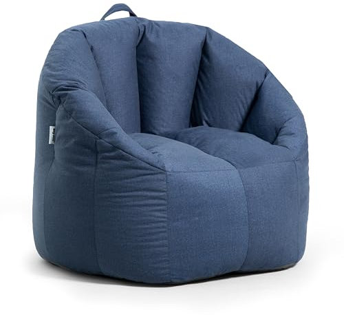 Big Joe Milano Lenox Denim Cobalt Sitzsack