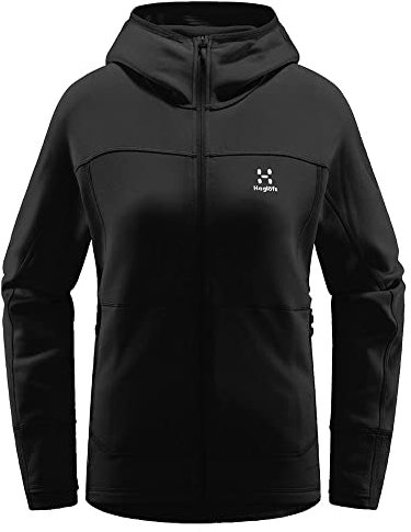 Haglöfs 605062_2C5 Betula Hood Sweatshirt Damen True Black Größe M