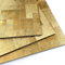 BeNice Fliesenaufkleber für Küchenrückwand, selbstklebende Wandfliesen, 3D-Klebefliesen, abziehen und aufkleben, Metallrückwand (5 Blatt, Fließendes Gold)