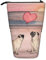 Teleskop-Federmäppchen, Valentinstag, Mops, Liebe, Ballon, Persönlichkeit, Stiftehalter mit Reißverschluss, Make-up-Tasche