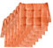 Il Tuo Artigiano Design Set mit 4 oder 6 Sitzkissen für Küchenstühle, hergestellt in Italien, Set mit 6 Stück, 40 x 40 cm, Dicke 6 cm – Polsterungen aus Schaumstoff und weichem Acryl (6, Orange)