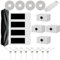 JoyBros Accessoires pour Ecovacs Deebot T20 Omni, T20e Omni, 1 Brosse Principale en Caoutchouc, 4 Filtres HEPA, 4 Lingettes, 8 Brosses latérales, 4 Sacs à poussière