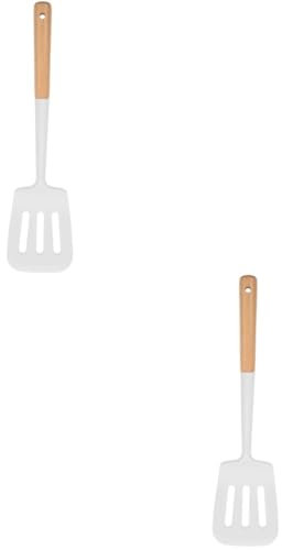 TOPBATHY 2pezzi Spatola Silicone Antigraffio Utensile Versatile Fritture Pancake e