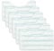 Lot de 6 housses de rechange en microfibre pour balai de salle de bain Leifheit Micro Duo Telescope, raclette de baignoire pour accessoires de rechange Leifheit, housse de serpillère, raclette de