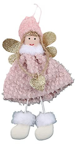 Weihnachtsengel für Weihnachten Plüsch Engel für Dekoration Weihnachtsbaum Hängende Ornamente für Zuhause Navidad New Christmas Plüsch Engel Dekoration