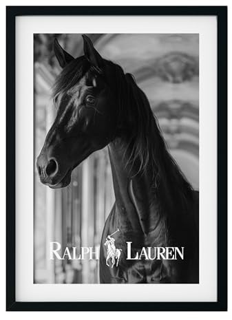 MJ-GRAPHICS® | Mood Poster Set Fashion Luxus - Schwarz-Weiß - Elegant, Luxuriös, Boutique Lifestyle, Reiter - Dekorative Wandkunst Premium für Schlafzimmer Wohnzimmer - A4 Kunstdrucke - ohne Rahmen