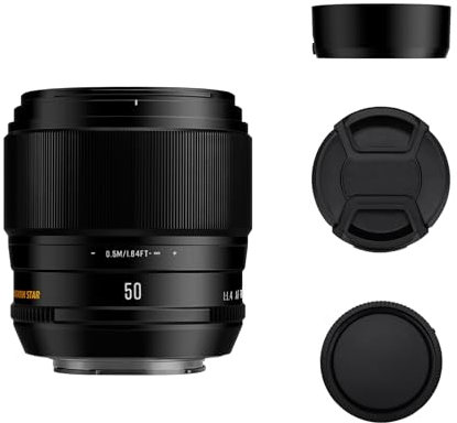 Brightin Star 50mm F1.4 APS-C Messa a fuoco automatica Mirrorless Obiettivo della fotocamera per Fuji XF