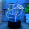 Deluisho Anime 3d Ha-rry Lampada, Ha-rry Po-t Lampada, Luce Notturna 3d Luci, 16 Colori Smart Touch, Luce Notturna Visiva Stereoscopica Dimmerabile, Regalo Perfetto per i Bambini