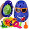 MIJOMA Juego de lanzamiento de bombas de agua con temporizador: placer de verano al aire libre definitivo para niños y adultos, incluye 50 bombas de agua, 14 x 9 cm, temporizador de salpicaduras,
