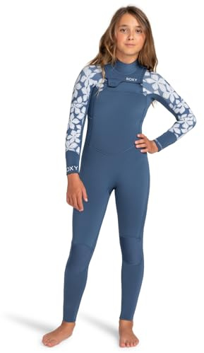 Roxy Mädchen 3/2 SWELL Series Girl FZ GBS L/SL Fullsuit, WILD Wind Drifter FLORAL, XXL