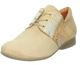 Think! Damen GUAD2 chromfrei gegerbte nachhaltige Halbschuhe, ICED Coffee/Kombi 4000