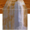 Tischläufer Braun 40 x 140 cm Tischdekoration Modern Kunst Gemälde Kurz Abwaschbar Tischdeko für Weihnachten Party Hochzeiten Feiertage Geburtstag Küche Deko