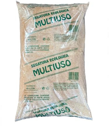 Sciure polyvalente de sapin 100 % écologique sans peinture, colles ou produits chimiques. 40 l