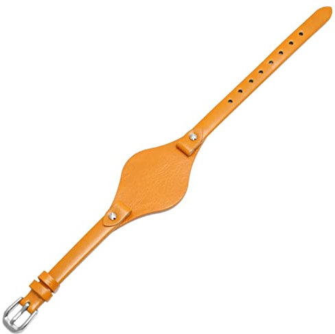 NDJQY Cinturini in vera pelle per Fossil ES3077 ES2830 ES3262 ES3060 eleganti cinturini per orologio da donna piccolo braccialetto, 8mm rose gold clasp, Agata