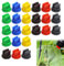 24 PCS Spraying Spray Nozzles Tips 110 Degree Flat Fan Shape 0.15-0.6mm Pore Replacement Nozzles Plastic Assorted Set for Garden Hose Knapsack Spraying Weed Killing in Agriculture Forestry