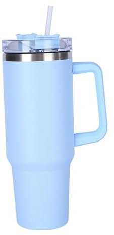 Termo Acero Inoxidable, Mantiene Frío o Calor 40 Horas, Conserva Temperatura Durante 40 Horas, Botella Agua, Vaso Termico Sin BPA, Apto Para Lavavajillas (Azul)