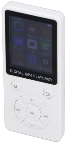 Reproductor MP3 MP4 de 64 GB con Bluetooth, Pantalla 5.0 de 1,8 Pulgadas Reproductor de Música HiFi Portátil con Altavoz, Video FM E Book Soporte para Auriculares hasta 128 GB