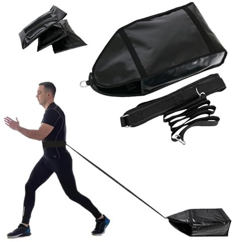 Sled Push Gym Equipment | Einstellbares Gewicht Schlitten Trainer | Laufschlitten Trainer | Pulling Schlitten Trainer | Kompakter Sandsack Schlitten Trainer | Tragbarer Schlitten Push Gym Ausrüstung