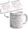 OOPS Taza Que Todo lo Bueno te siga te encuentre y te abrace - PERSONALIZADA CON NOMBRE - Tazas originales - 350 ml - Tazas con Frases motivacionales (TAZA CON NOMBRE)