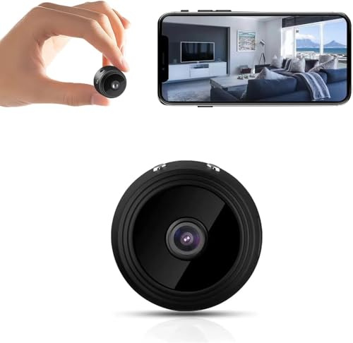FORTMATE Mini Hidden Cameras,1080P HD WiFi Security Camera for Baby Pet Nanny Surveillance, Spy Cam for Home Indoor Outdoor Monitoring Remote Viewing with APP(Video Only) (1)