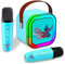 Adorable Blue Stitch Wireless Light Speaker with 2 Microphones, Stereo Sound, Karaoke Function, USB/SD Card Ports, Rechargeable Battery, Portable Handle, For Kids Play Outdoor Fun Gift Birthday Xmas