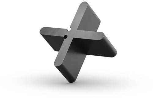 LANGFIT® Fugenkreuze für Terrassenplatten – 100er Pack – 6 mm Fugenbreite – Mit Sollbruchstelle als T-Stück verwendbar – 100% Witterungsbeständig für Außenbereich – Made in Germany – MS-FK6-20