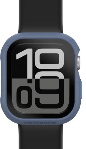 Bumper OtterBox Eclipse con Protettore schermo in Vetro Temperato integrato per AApple Watch Series 11/10-42mm, antishock e cadute, sottile e protettivo per schermo e bordi dell' Apple Watch, Blu