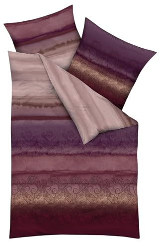 Kaeppel Single Jersey Bettwäsche Mara Rosenholz 1 Bettbezug 155 x 220 cm + 1 Kissenbezug 80 x 80 cm