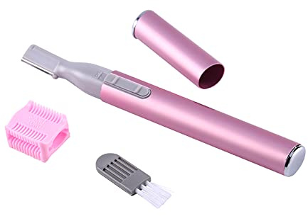 Elektrischer Augenbrauentrimmer für Frauen Schönheit, Flexibler Rasurhaarentferner Präziser Microblading-Augenbrauenstift für Zuhause Reisen, Tragbares Gesichtshaar-Enthaarungsgerät Mini-Rasierer