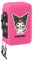 safta KUROMI - Astuccio scolastico con 37 utili inclusi, astuccio per bambini, ideale per bambini dai 5 ai 14 anni, comodo e versatile, qualità e resistenza, 12,5 x 5,5 x 19,5 cm, nero/fucsia, M