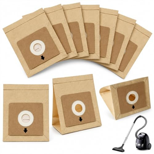 10Pack Vacuum Cleaner Bags for Bush Argos,Vacuum Cleaner Dust Bags(10x11cm)