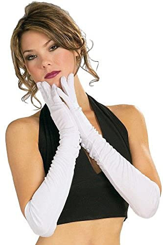 Rubies Costume Co Damen Glove-Adult Handschuh für Erwachsene, weiß, One Size Einheitsgröße