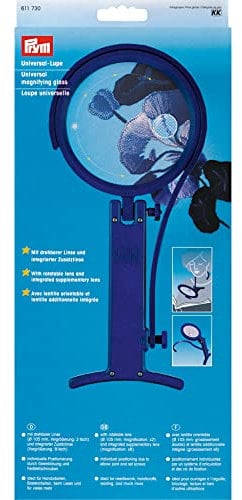 Prym Embroidery 611730 Magnifier Double 8 x 1 x 18 cm Plastic Blue