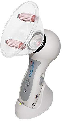 Celluslim 3in1 Pro Vacuum Massagegerät - Anti-Cellulite, Anti-Aging, Vakuum Theraphie, Lichttheraphie, Hautstraffung