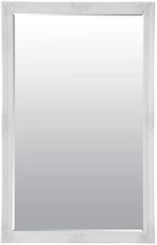 MirrorOutlet Extra Large White Full Length Antique Bevelled Wall Mirror 5Ft6X3Ft6 164cmX102cm, 168x102,XY084