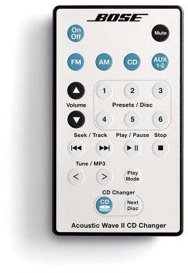 Bose Acoustic Wave Système de musique II avec 5-cd Changeur télécommande – Blanc