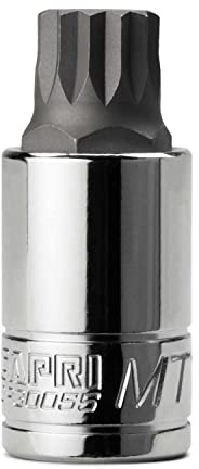 Capri outils 30055 XZN 16 mm Triple carré Douille avec inviolable, entraînement 1/5,1 cm