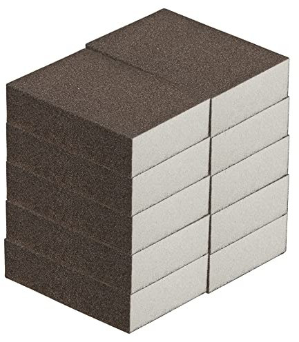 Schleifschwamm 10-er-Set I Körnung 36-280, DIY, Handschleifer I für verschiedene Materialien geeignet I hochwertiger Handschleifklotz, Schleifklotz, Schleifblock