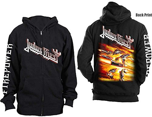 Felpa # S Black Unisex # Firepower