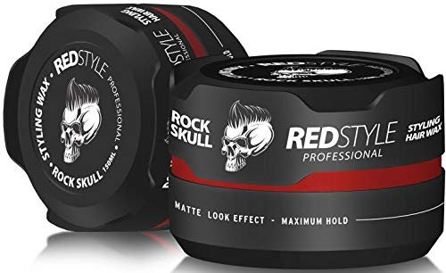 Redstyle Professional Haarwax Styling (6 x 150ml, Rot Hard Skull)