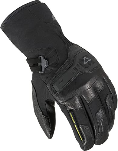Macna Kaliber wasserdichte Motorrad Handschuhe, schwarz, L