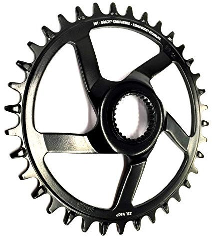 e*spec Direct Mount Kettenblatt – Stahl – 36 Zähne – Bosch CX Gen4 – Schwarz