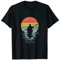 Kajak Vintage Horizont Motiv Geschenk T-Shirt