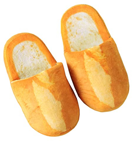 Taodyans Pantoufles en coton mélangé à mémoire de forme pour femme, pantoufles d'intérieur antidérapantes et chaudes, taille 37/38, couleur baguette