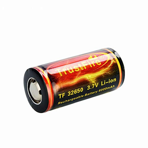 moregirl 1Pc Flat Top 32650 6000mAh Li-ion 3.7V Batteria al litio ricaricabile