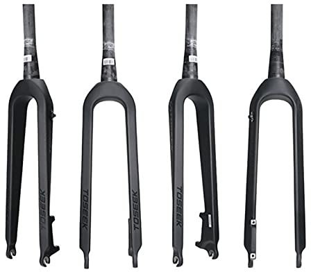 Ultra-Légère Carbone Fourche Avant de Vélo1-1/8 26/27.5/29 VTT Rigide Fourche Disque Vélo de Route Fourche Vélo Équipement Noir,29ER