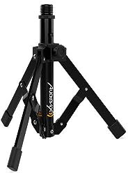 Audibax SM49 - Supporto per Microfono da Tavolo - Supporto da Tavolo con Base - Base Stabile e Robusta - Treppiede con Rinforzo in Gomma sulle Gambe - Supporto Pieghevole e Facile Trasporto