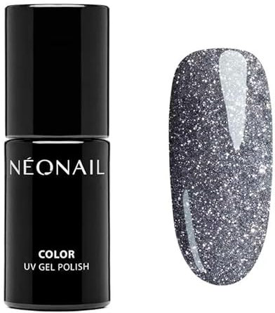 NEONAIL Silver Glitter with Particles UV Nail Polish 7.2 ml UV LED Illuminating Sydney